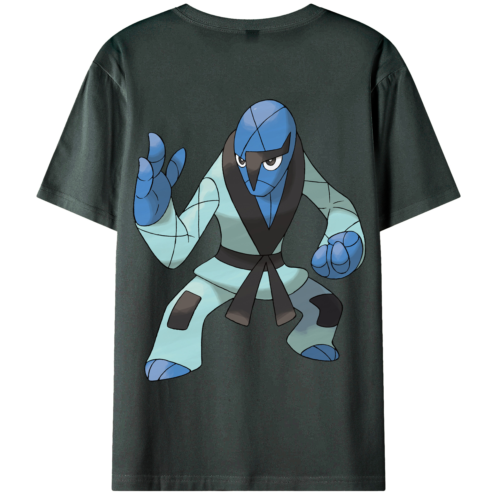 （画像用） ポケットモンスター Pokémon 綿100％ メンズ半袖Tシャツ（バックプリント） 通気性